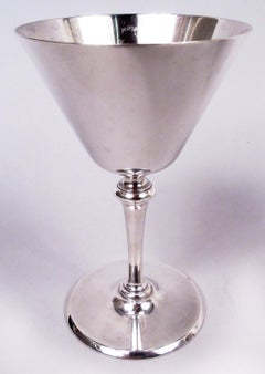 Set von 8 antiken Tiffany-Cocktailbechern aus Sterlingsilber im Art déco-Stil