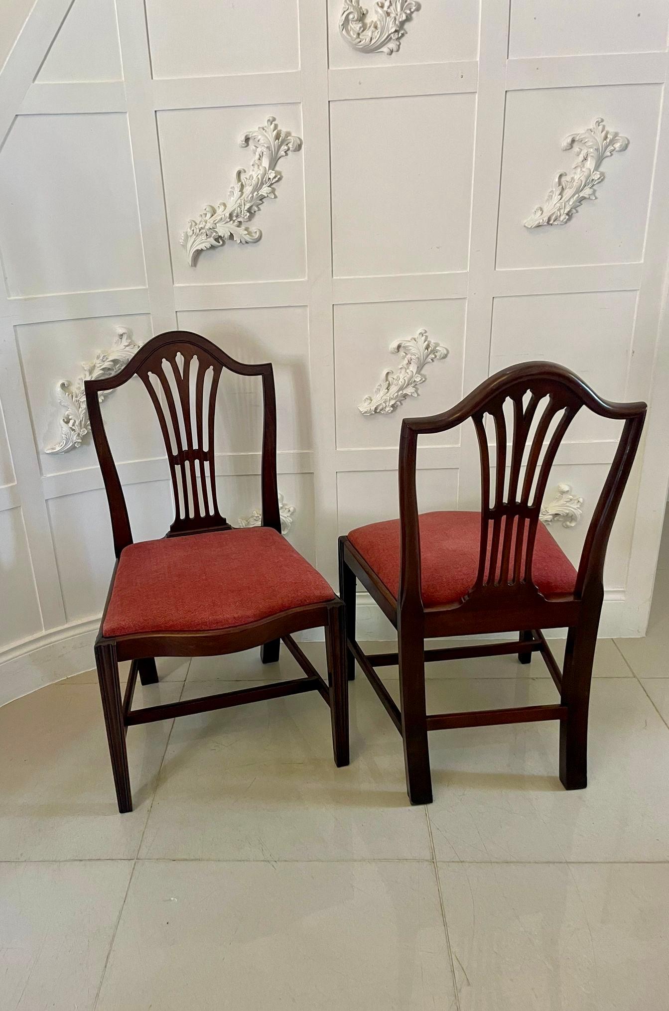Set di 8 sedie da pranzo in mogano antico di qualità vittoriana in vendita 3