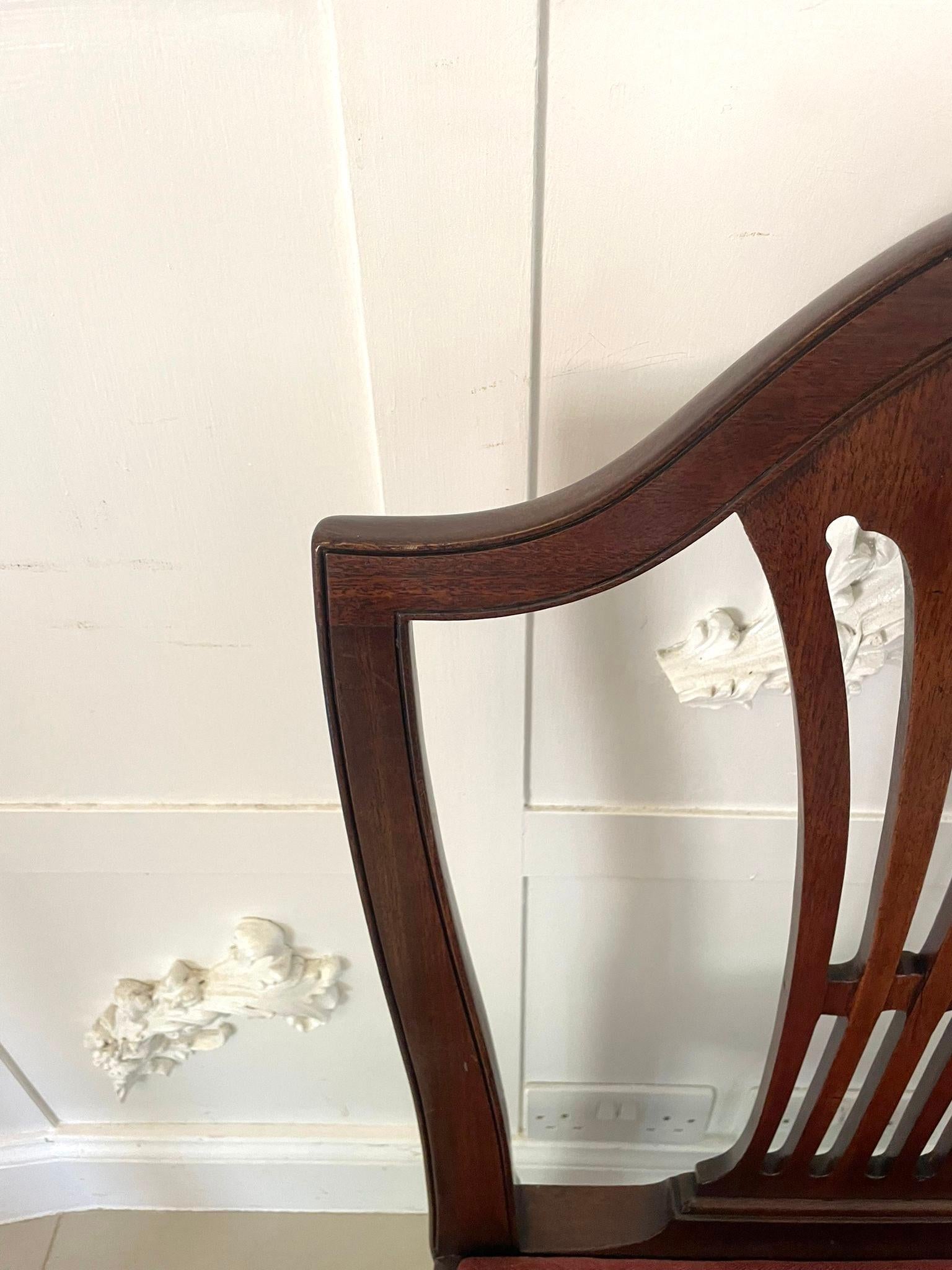 Set di 8 sedie da pranzo in mogano antico di qualità vittoriana in vendita 2