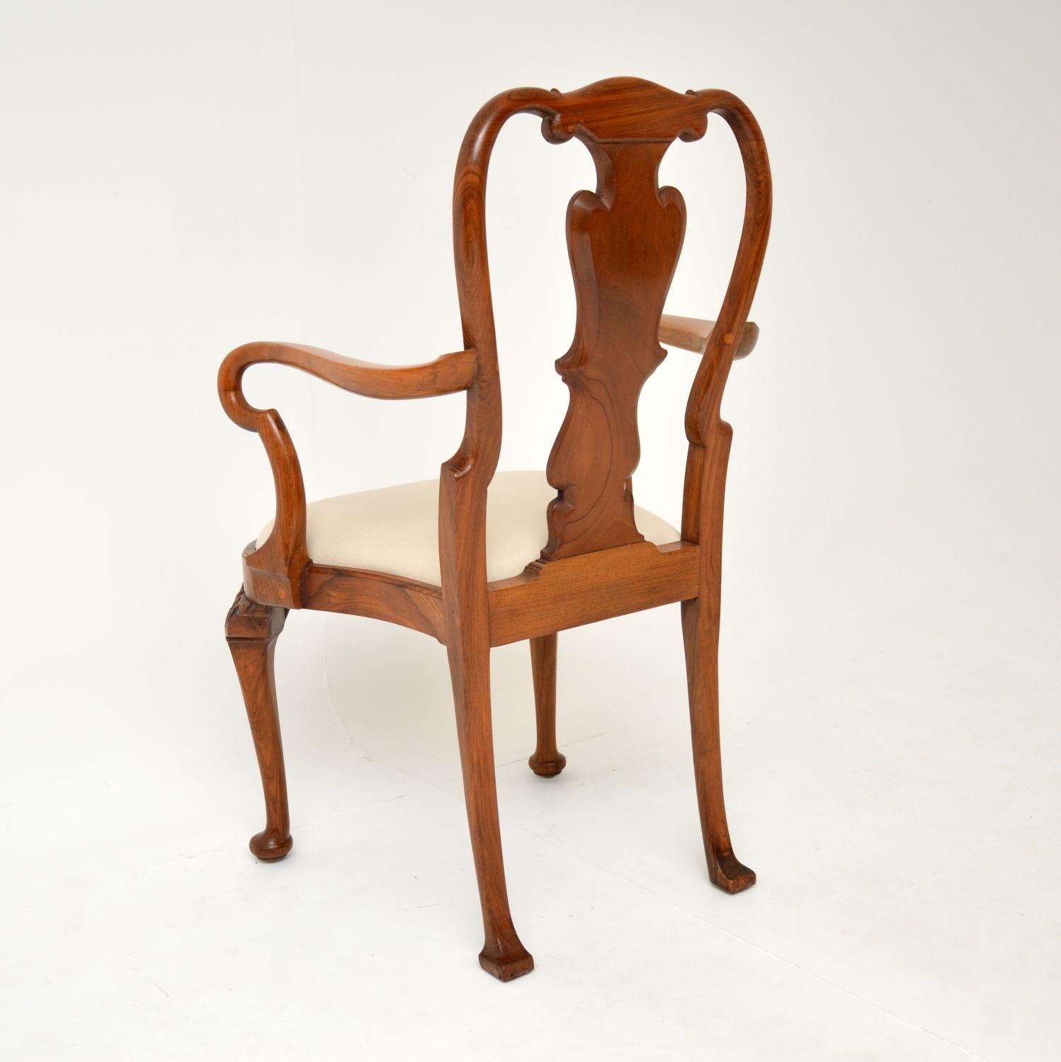 Set of 8 Antique Walnut Dining Chairs 3