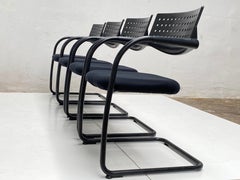 Set of 8 Antonio Citterio & Glen Oliver Löw 'Visavis' Chairs Vitra, Germany 1997
