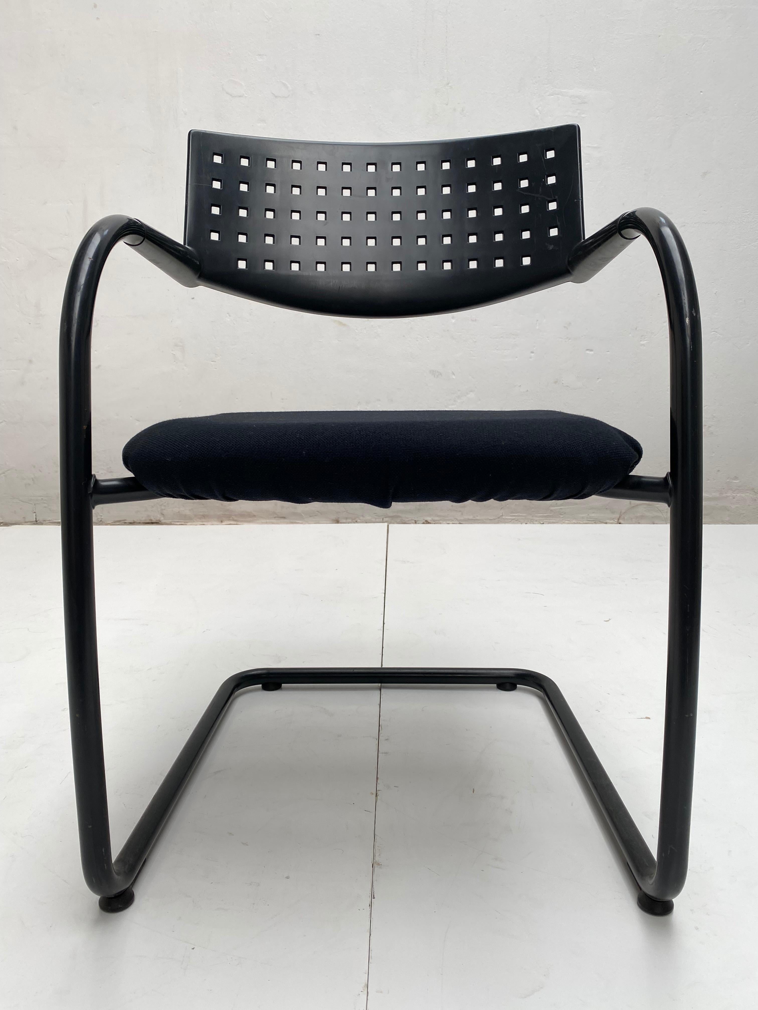 Late 20th Century Set of 8 Antonio Citterio & Glen Oliver Löw 'Visavis' Chairs Vitra, Germany 1997