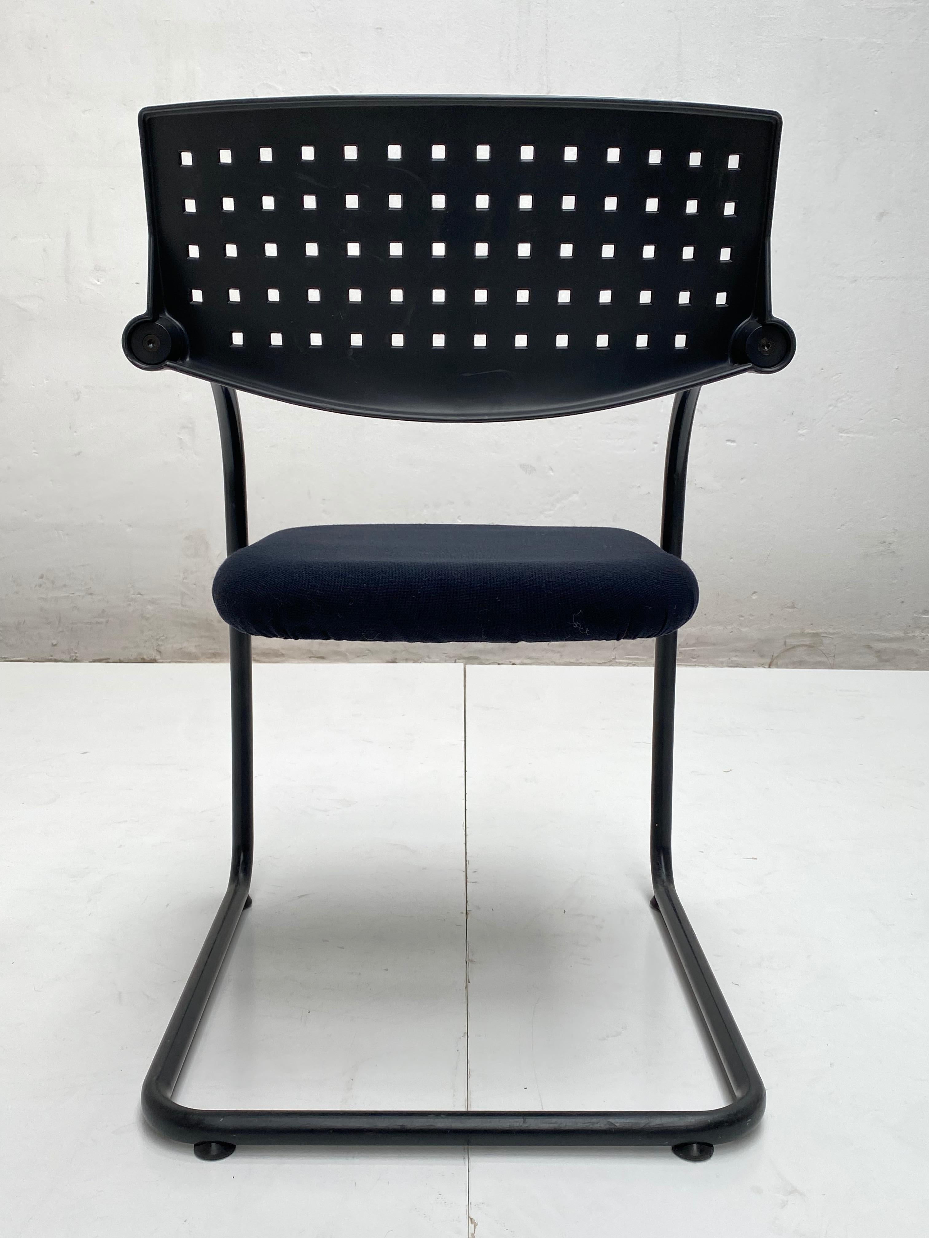 Set of 8 Antonio Citterio & Glen Oliver Löw 'Visavis' Chairs Vitra, Germany 1997 1