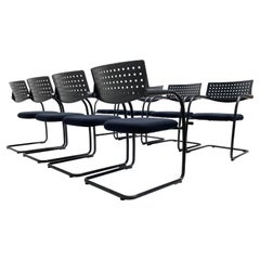 Set of 8 Antonio Citterio & Glen Oliver Löw 'Visavis' Chairs Vitra, Germany 1997