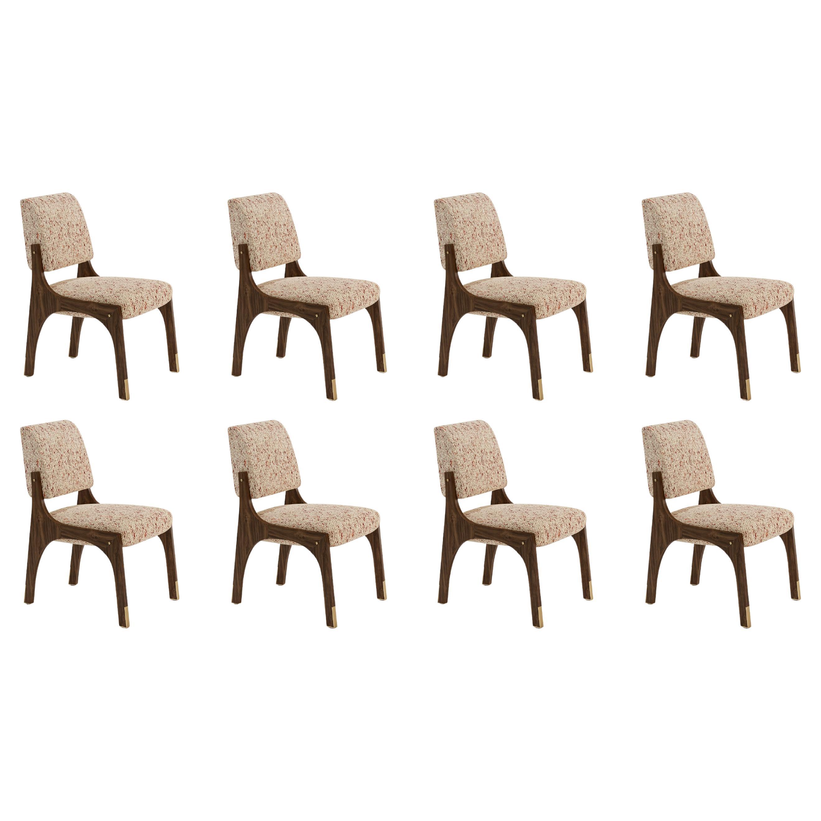 Set of 8 Arches II Dining Chair, Walnut
Tan, by InsidherLand