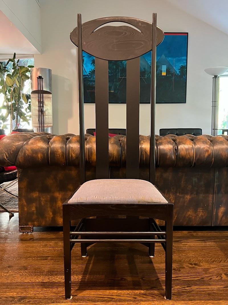 Frêne Ensemble de 8 chaises Argyle de Charles R Mackintosh pour Atelier International en vente