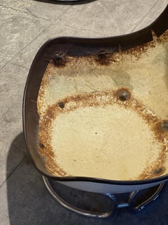 Set of 8 Armchairs and Ottomans by Michel Cadestin for Airborne, France 1970