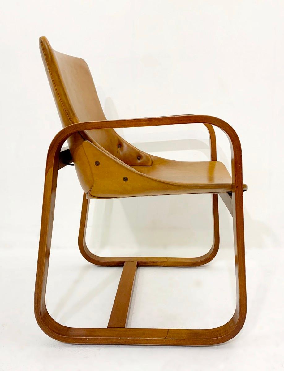 Mid-Century Modern Set of 8 Armchairs by Giuseppe Pagano, circa 1940