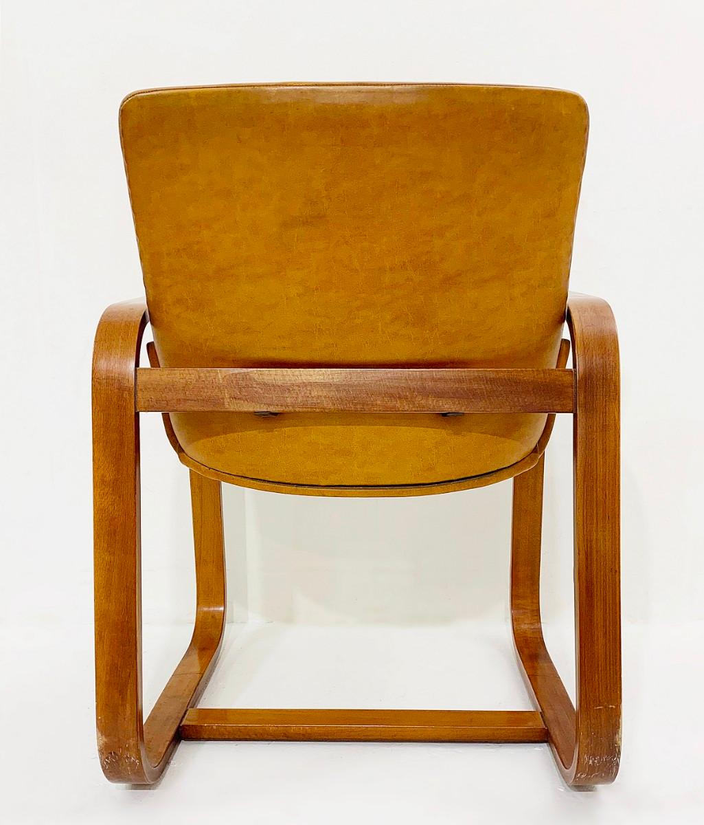 European Set of 8 Armchairs by Giuseppe Pagano, circa 1940