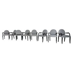 Set of 8 Art Deco Armchairs