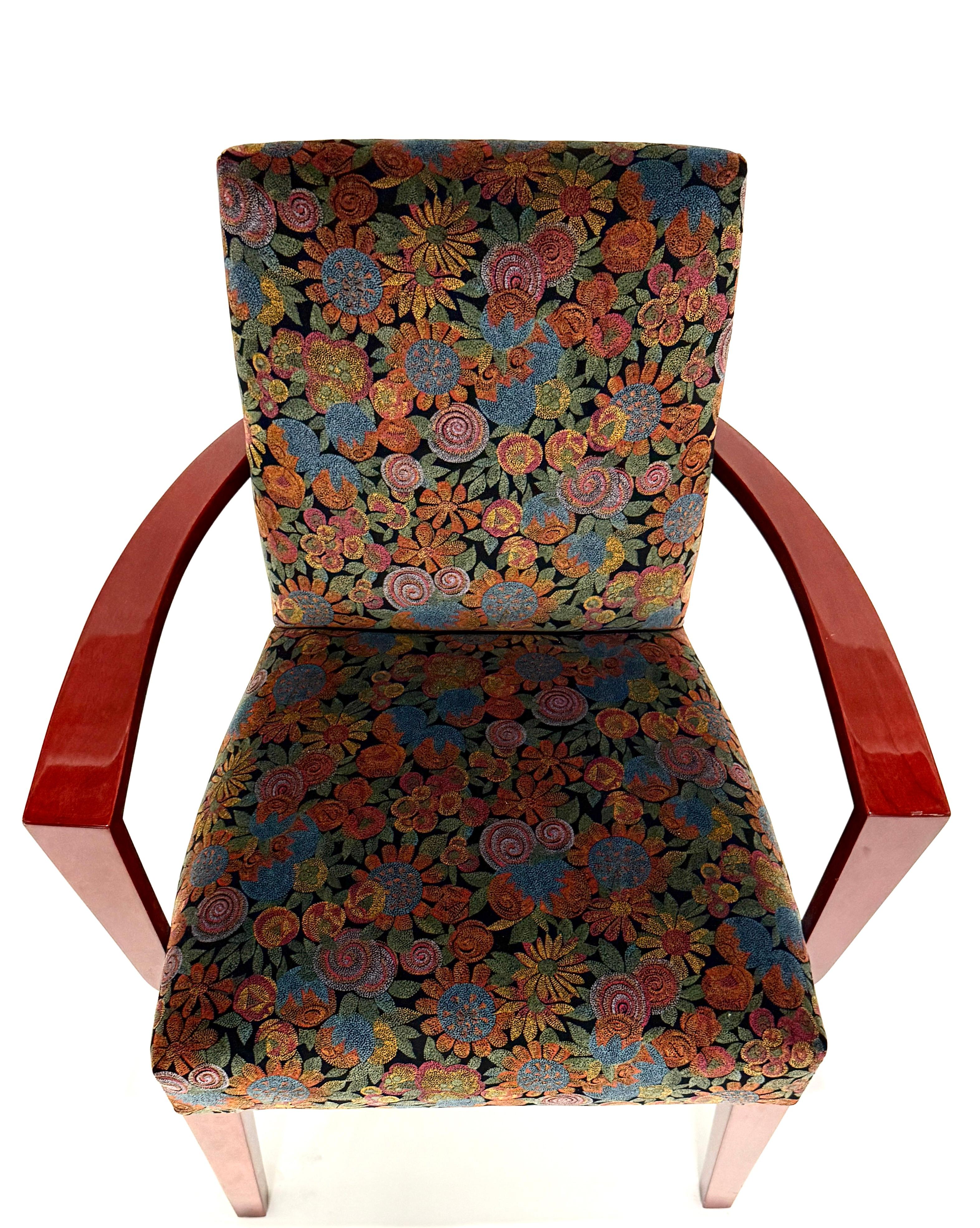 American Set Of 8 Art Deco Style Dining Chairs For Sale