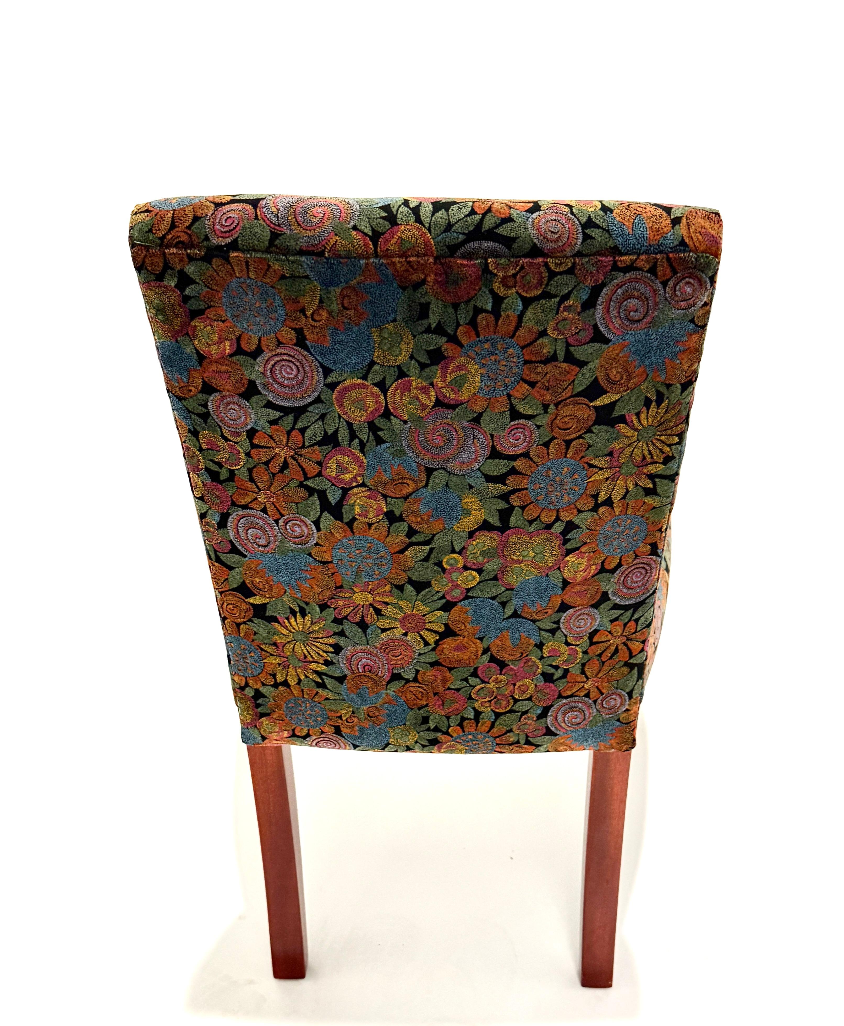 Set Of 8 Art Deco Style Dining Chairs For Sale 3