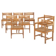 Set of 8 “Asserbo” Dining Chairs by Børge Mogensen