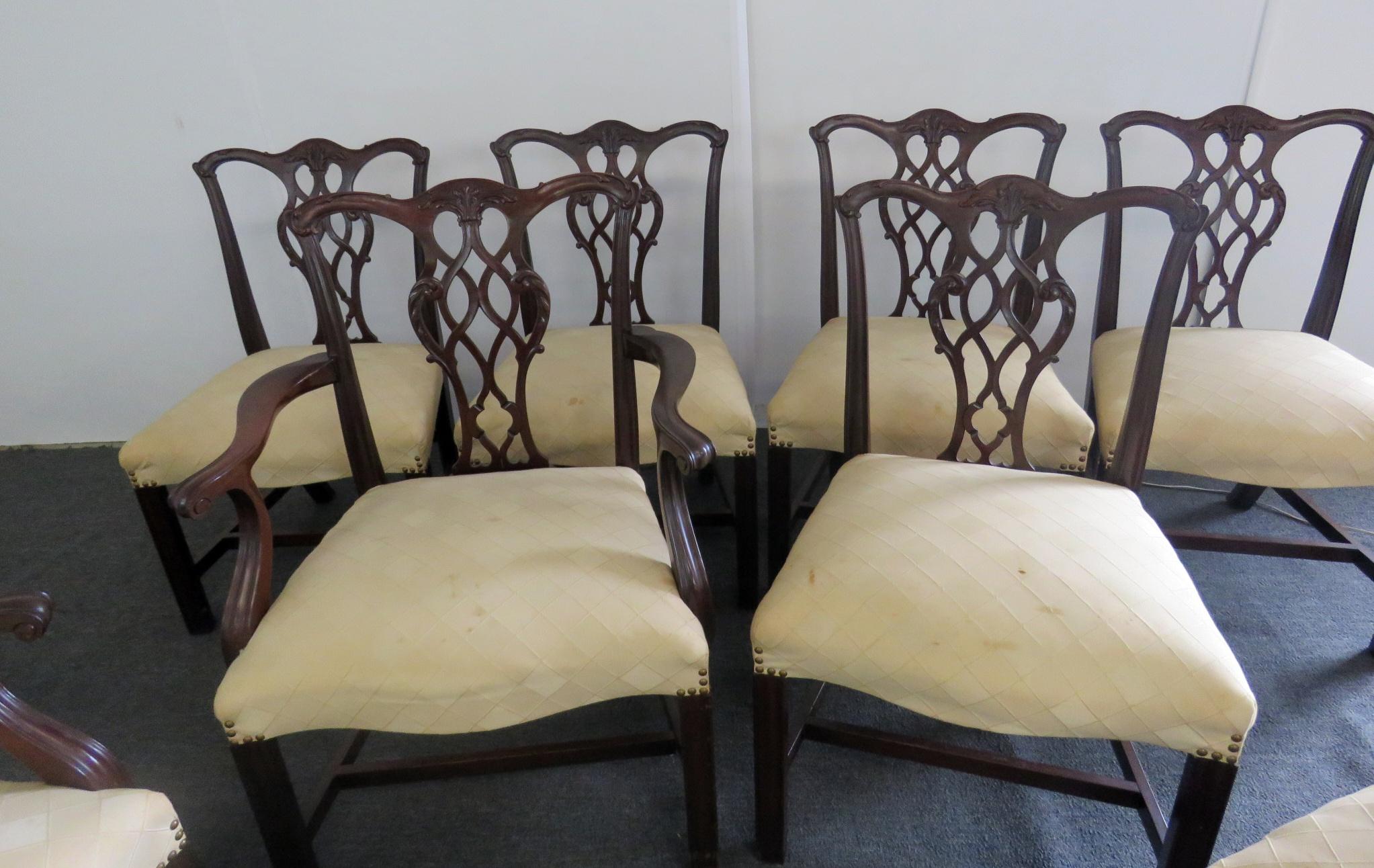 chippendale style dining set