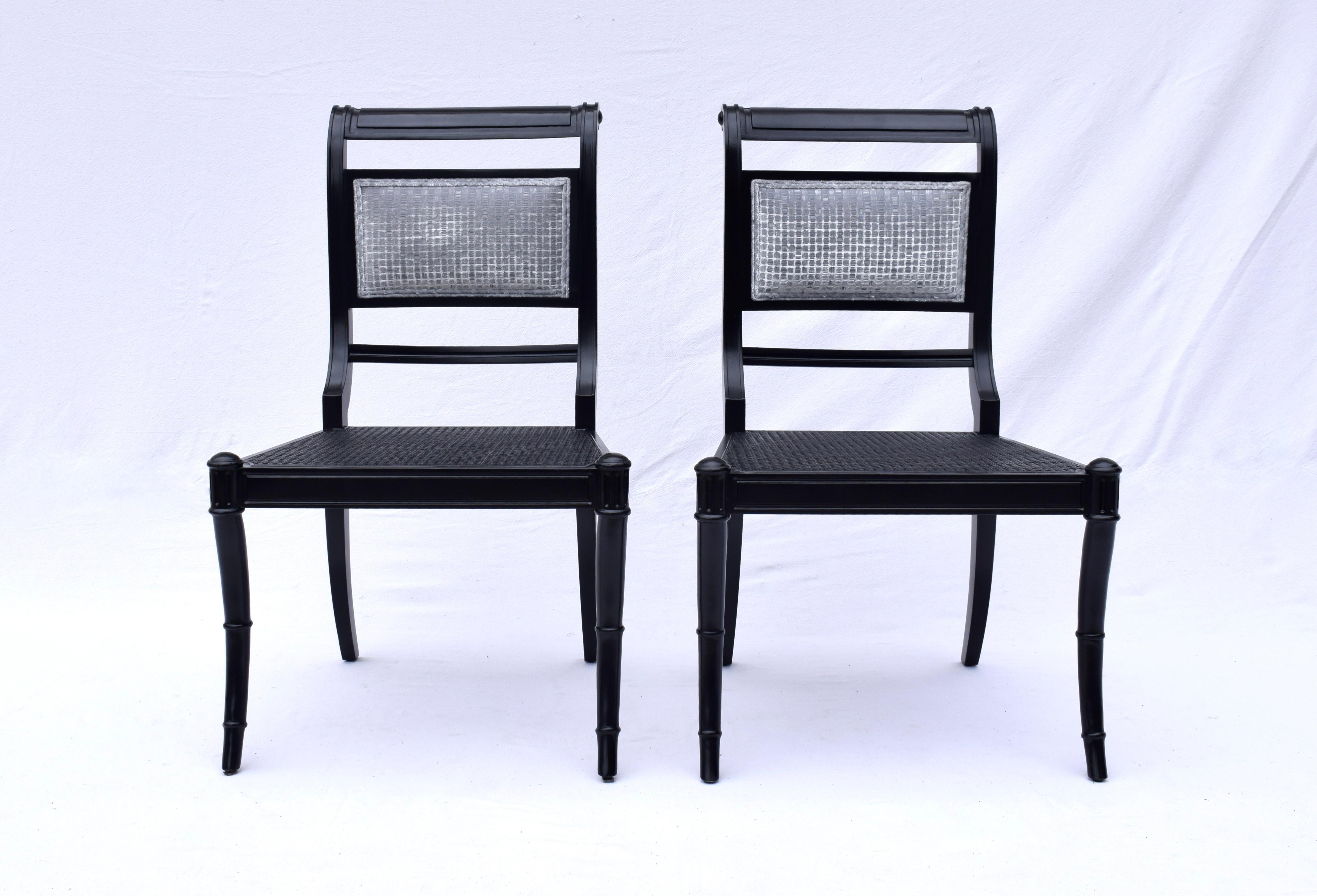 Set di 8 sedie da pranzo Baker in stile Regency in vendita 2