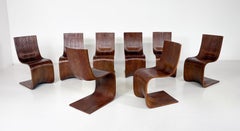 Set of 8 Bamboo Dining Chairs by Alejandro Estrada for Piegatto, 2000s