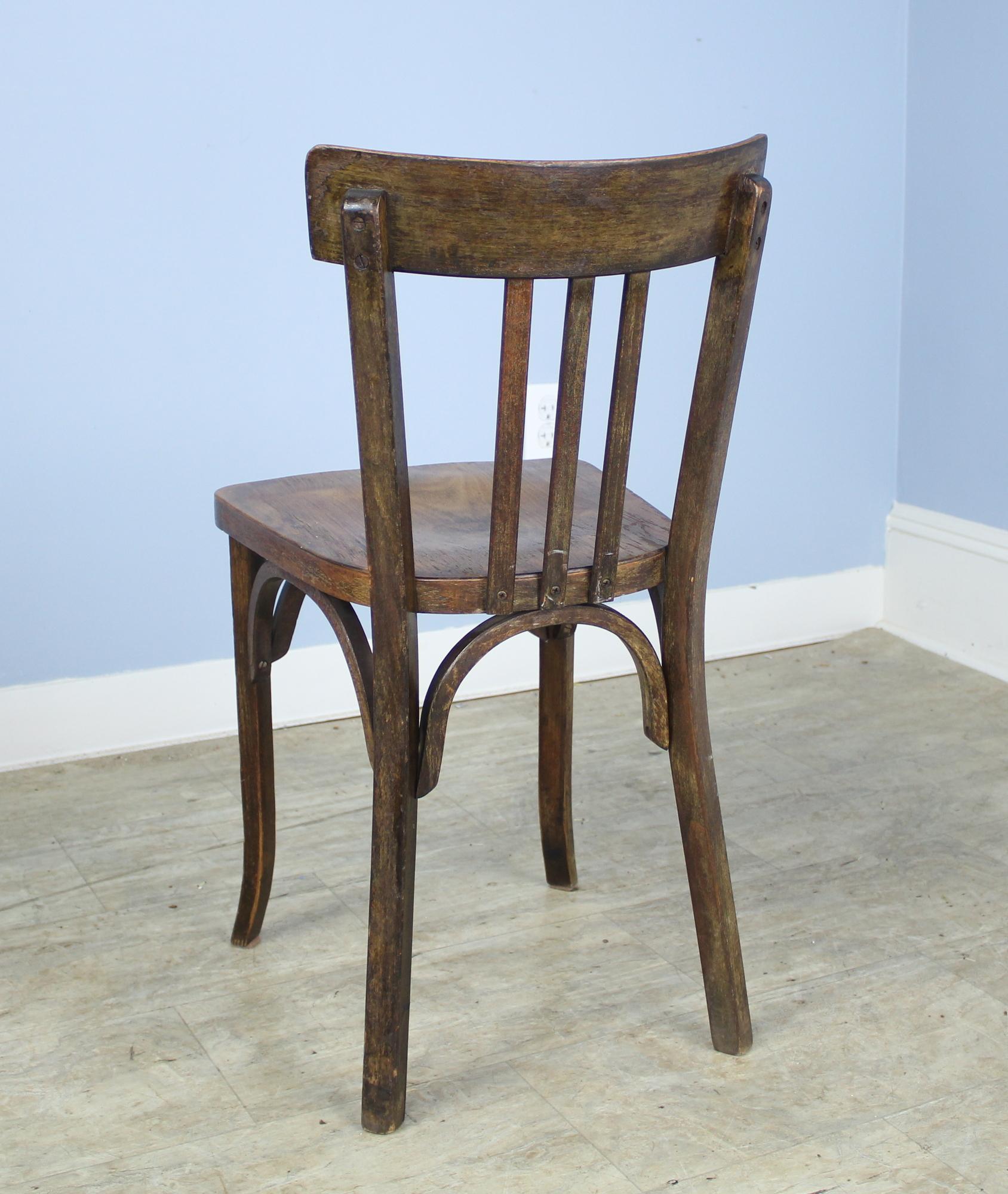 20th Century Set of 8 Baumann Bentwood Bistro Chairs