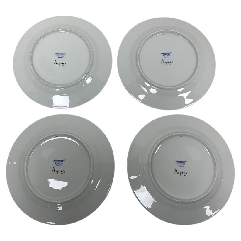 Set di 8 piatti da insalata Bernardaud Limoges Macassar venduti da Asprey In condizioni buone in vendita a Bridgeport, CT