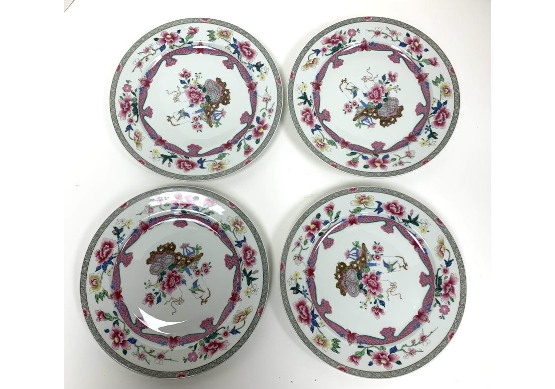 Set di 8 piatti da insalata Bernardaud Limoges Macassar venduti da Asprey in vendita 1