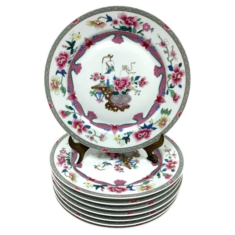Set De 8 Platos De Ensalada Bernardaud Limoges Macassar Retailed By Asprey
