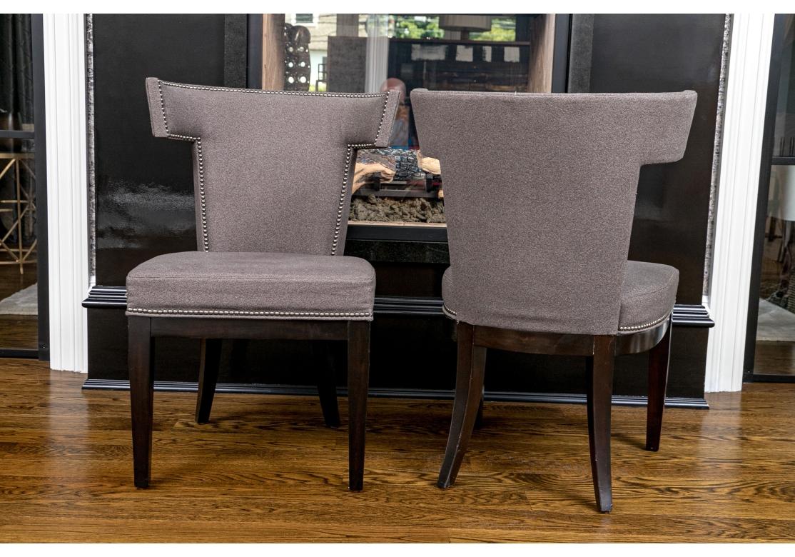 XXI secolo e contemporaneo Set di 8 sedie da pranzo imbottite Bernhardt Mercer in vendita