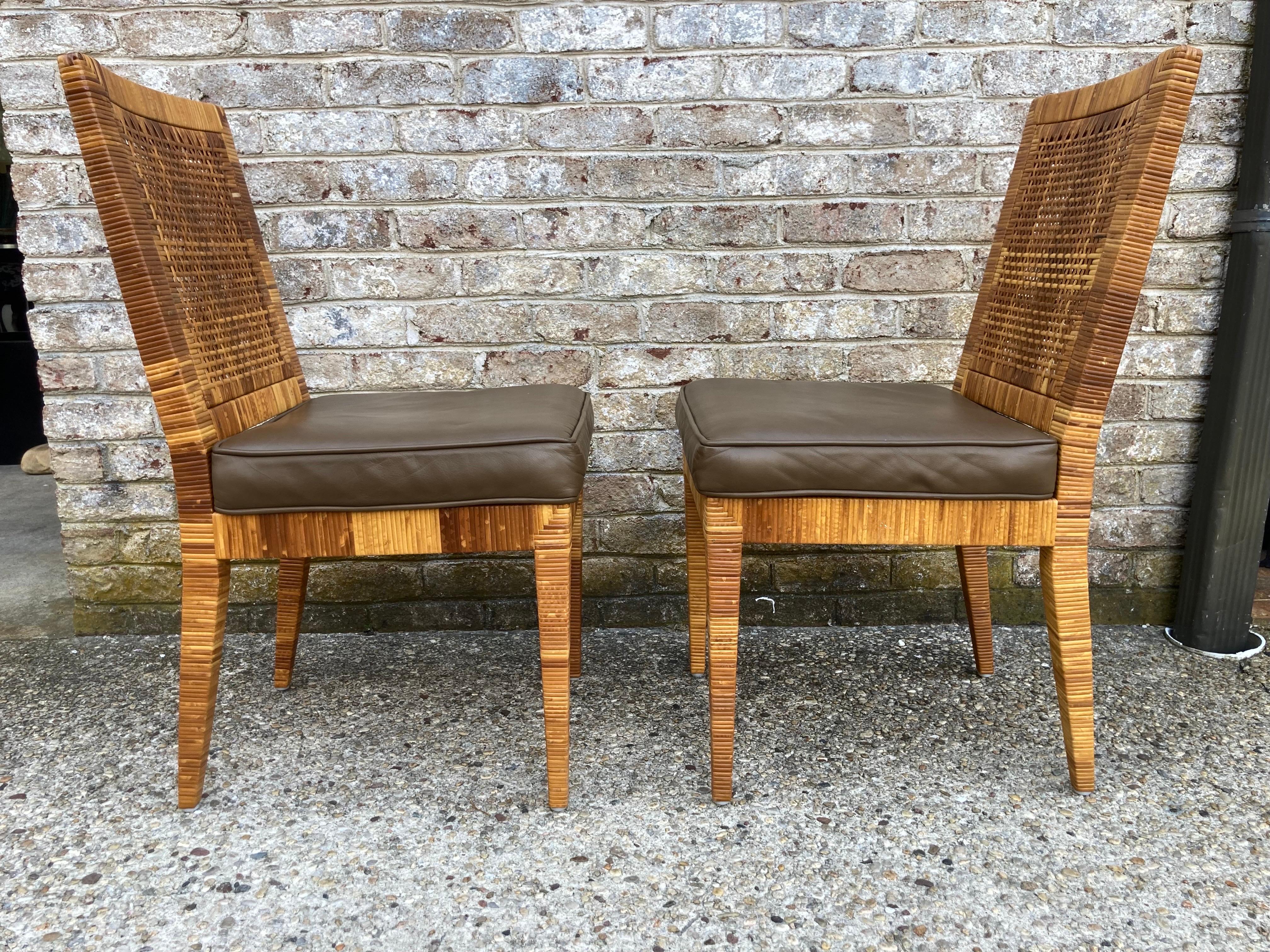 Late 20th Century Set of 8 Bielecky Brothers Dining Chairs For Sale