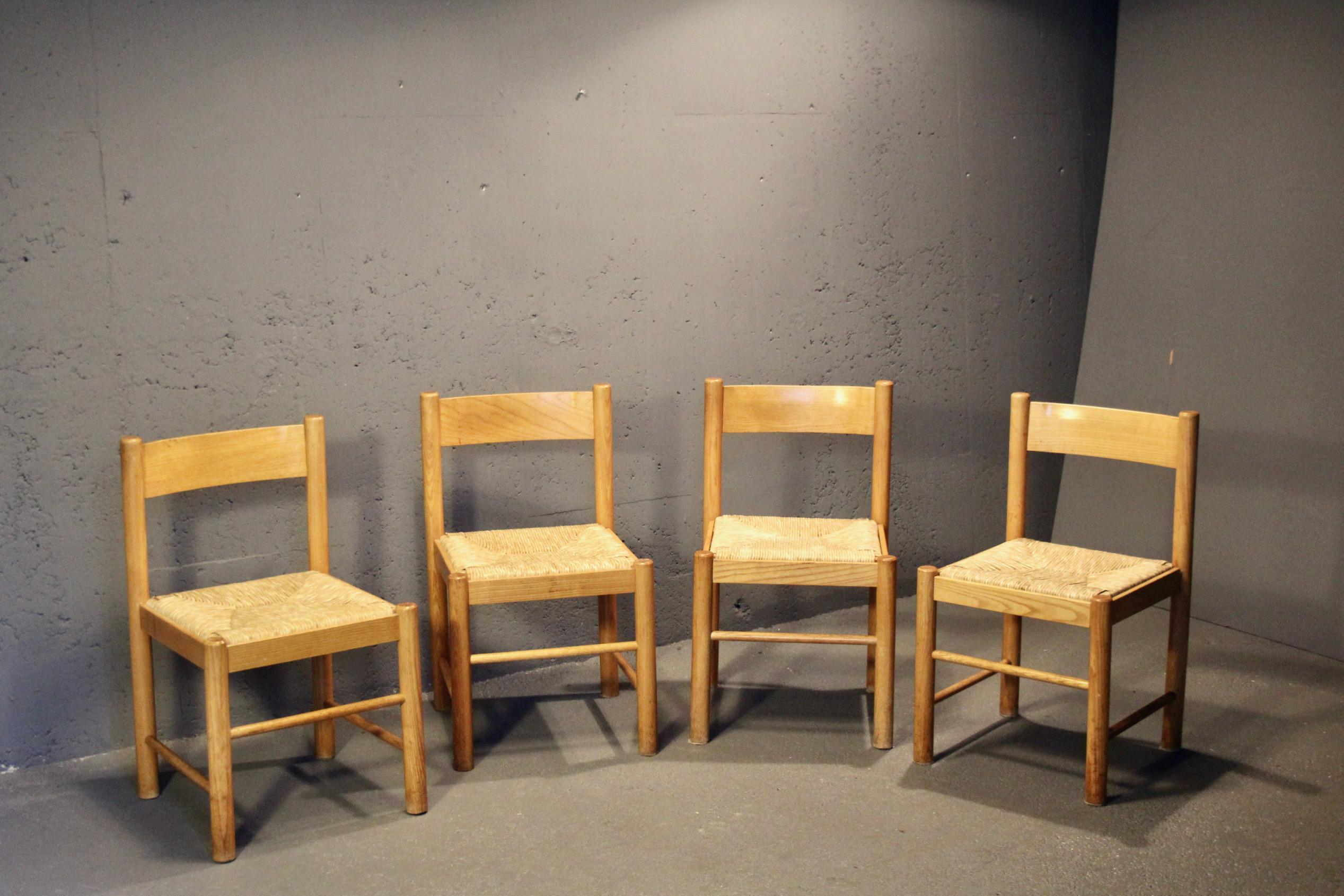 Set di 8 sedie in bianco e nero in vendita 6