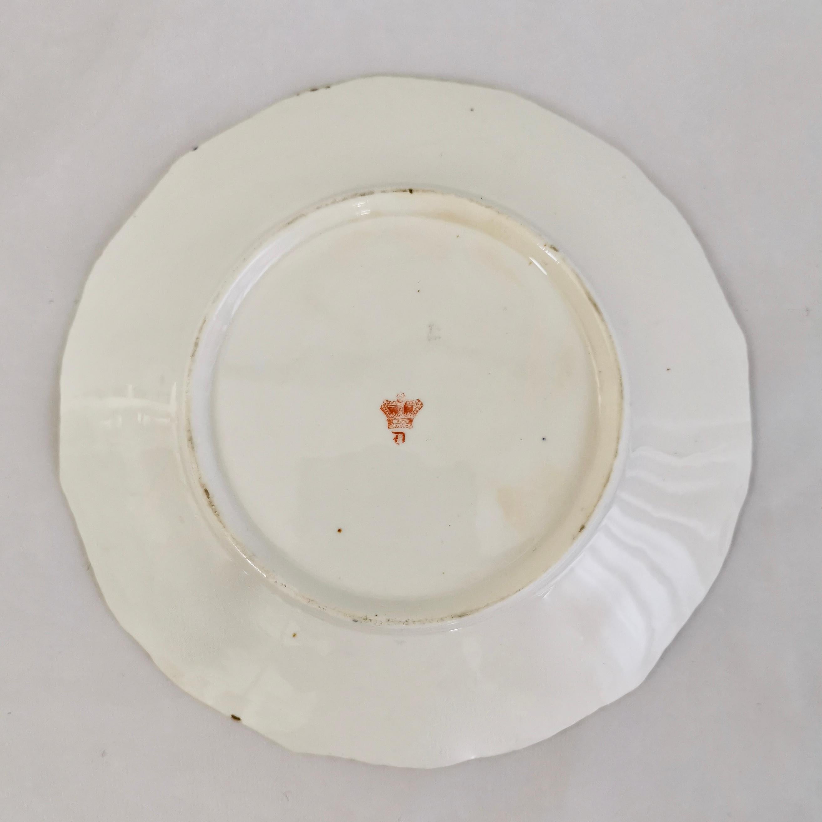 Set of 8 Bloor Derby Dessert Plates, 1825-1830 7
