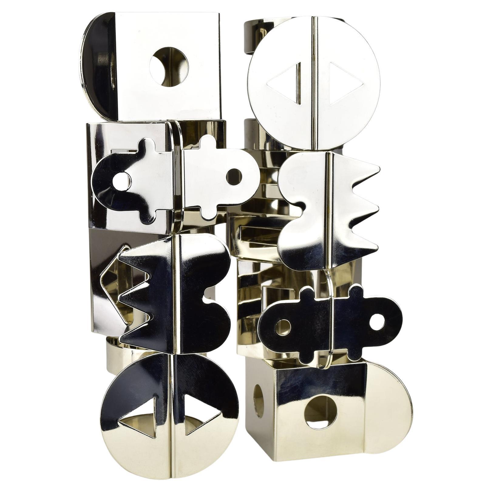 Set of 8 Bodum Postmodern Napkin Rings by Jumi Chan 
Nathalie Du Pasquier im Angebot