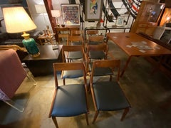 Set of 8 Boomerang Erik Christiansen Teak Dining Chairs