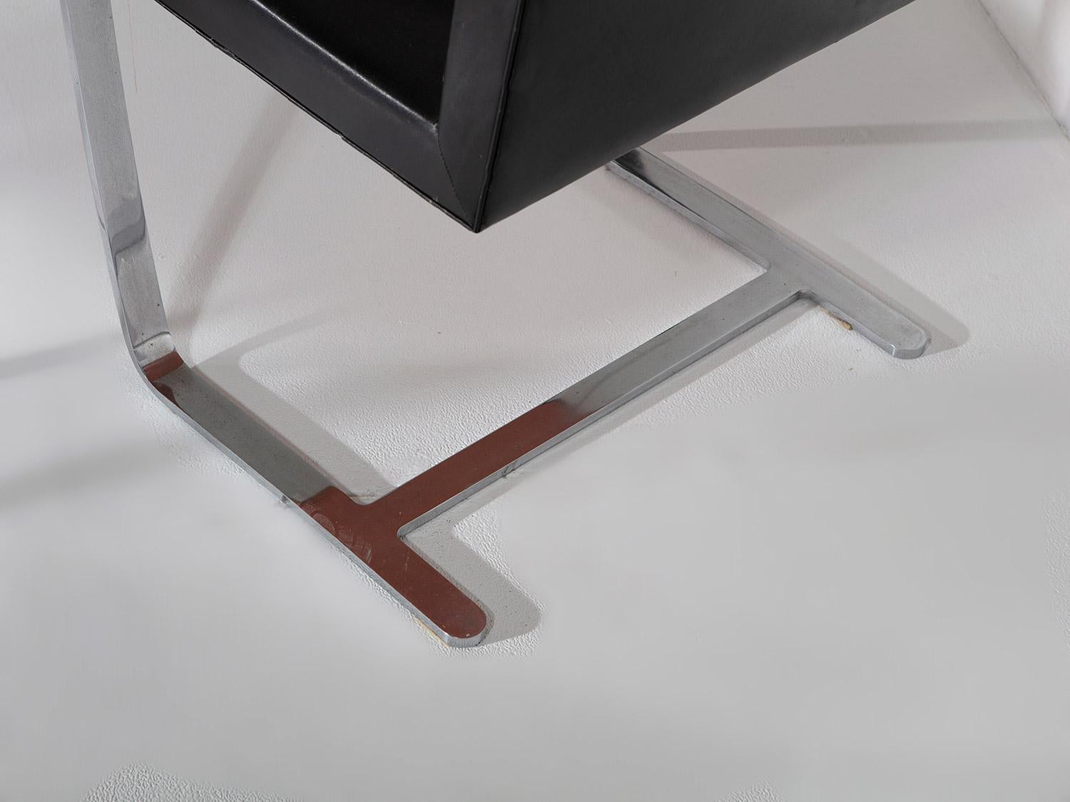 Acier Ensemble de 8 chaises d'appointrno de Ludwig Mies van der Rohe pour Knoll en vente