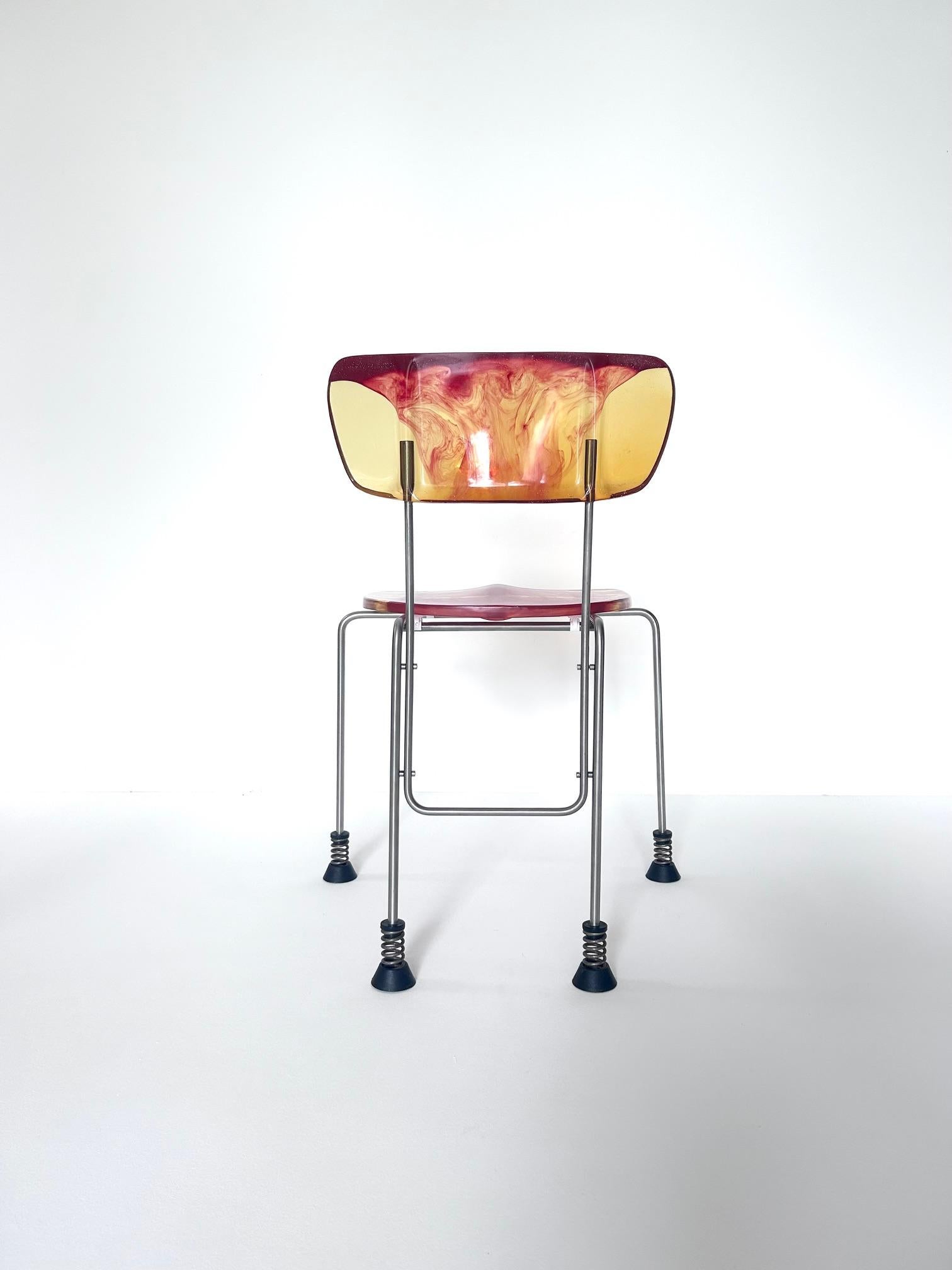 Ensemble de 8 chaises Broadway, Gaetano Pesce, Bernini, 1993 en vente 4