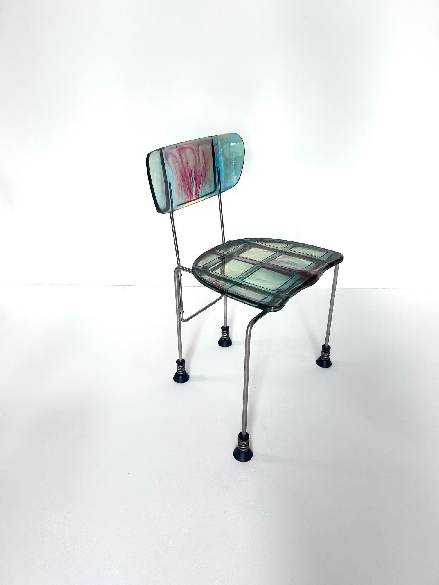 Ensemble de 8 chaises Broadway, Gaetano Pesce, Bernini, 1993 en vente 6