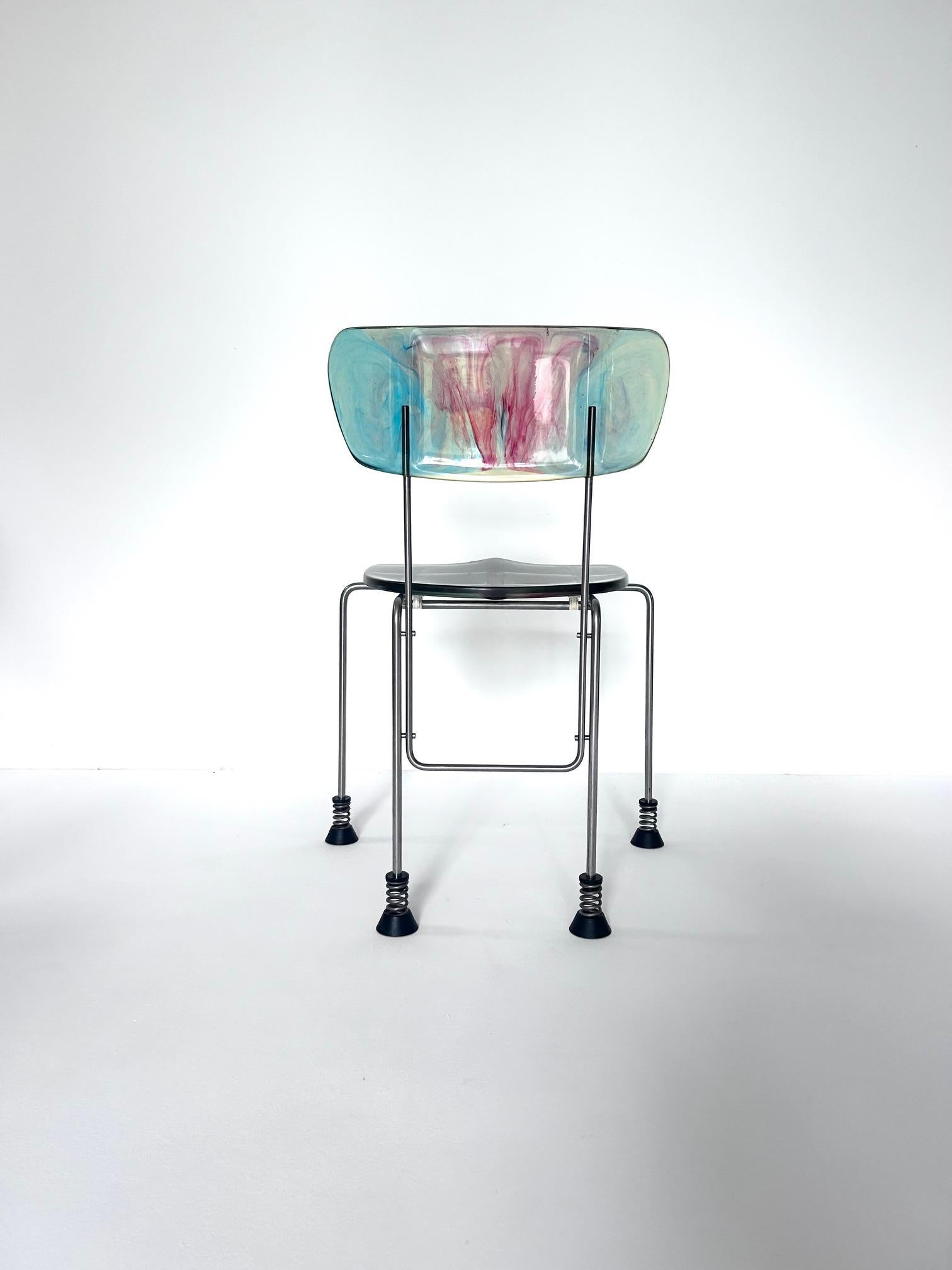 Ensemble de 8 chaises Broadway, Gaetano Pesce, Bernini, 1993 en vente 7