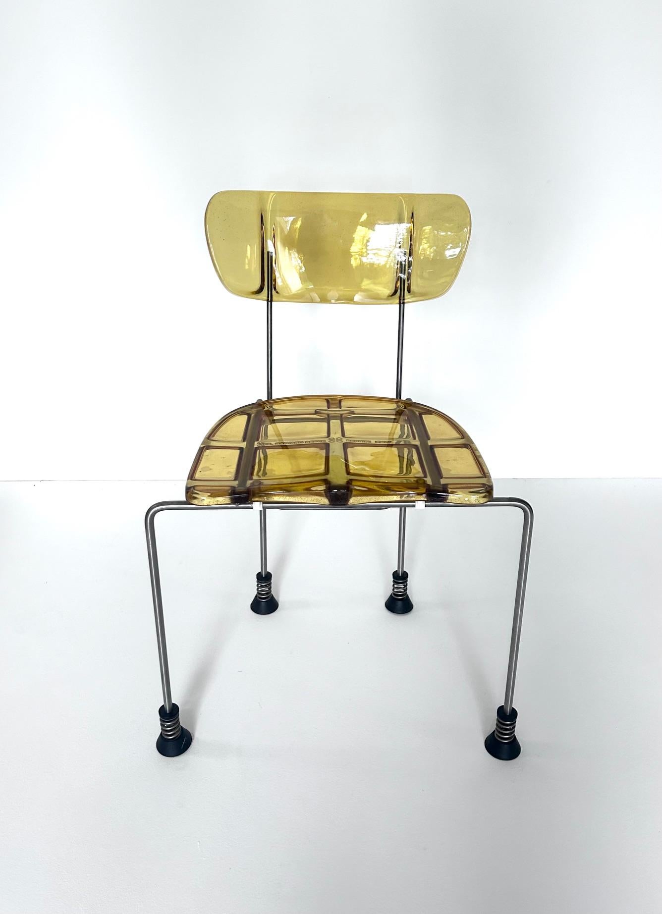 Ensemble de 8 chaises Broadway, Gaetano Pesce, Bernini, 1993 en vente 8