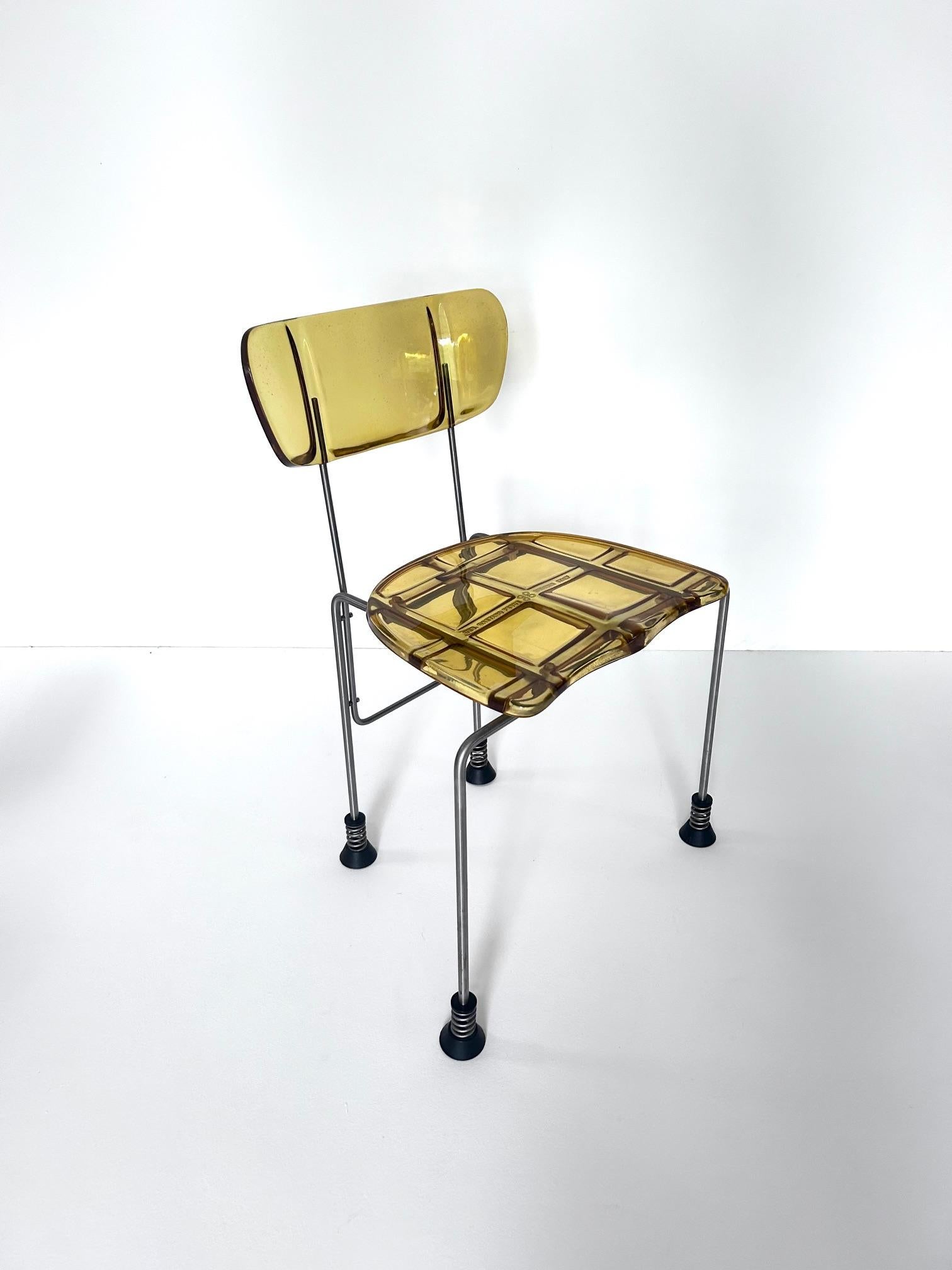 Ensemble de 8 chaises Broadway, Gaetano Pesce, Bernini, 1993 en vente 9