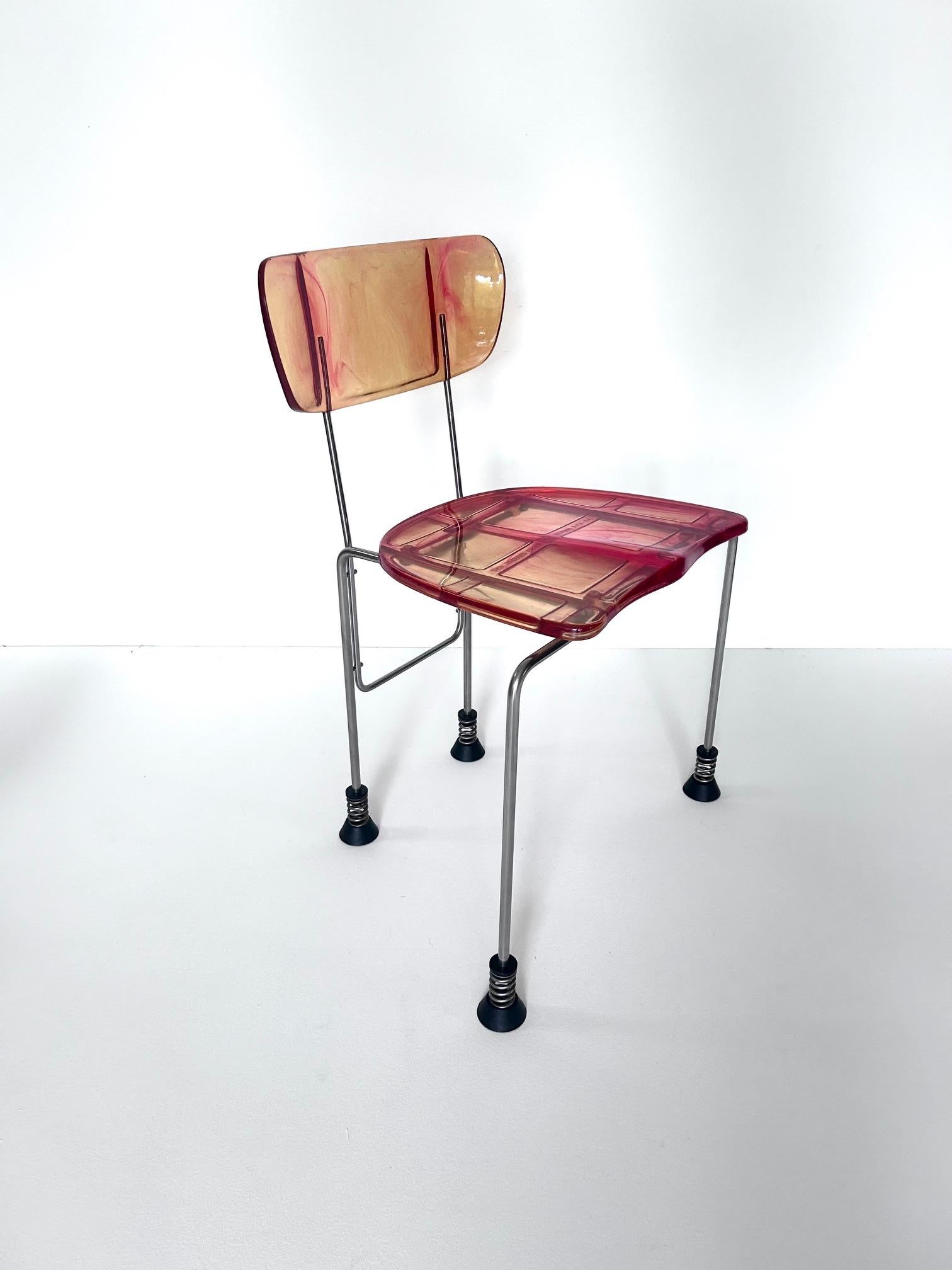 Ensemble de 8 chaises Broadway, Gaetano Pesce, Bernini, 1993 en vente 12