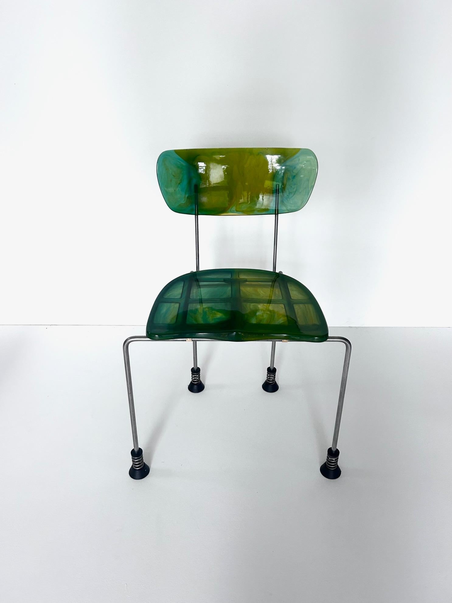 Ensemble de 8 chaises Broadway, Gaetano Pesce, Bernini, 1993 en vente 14