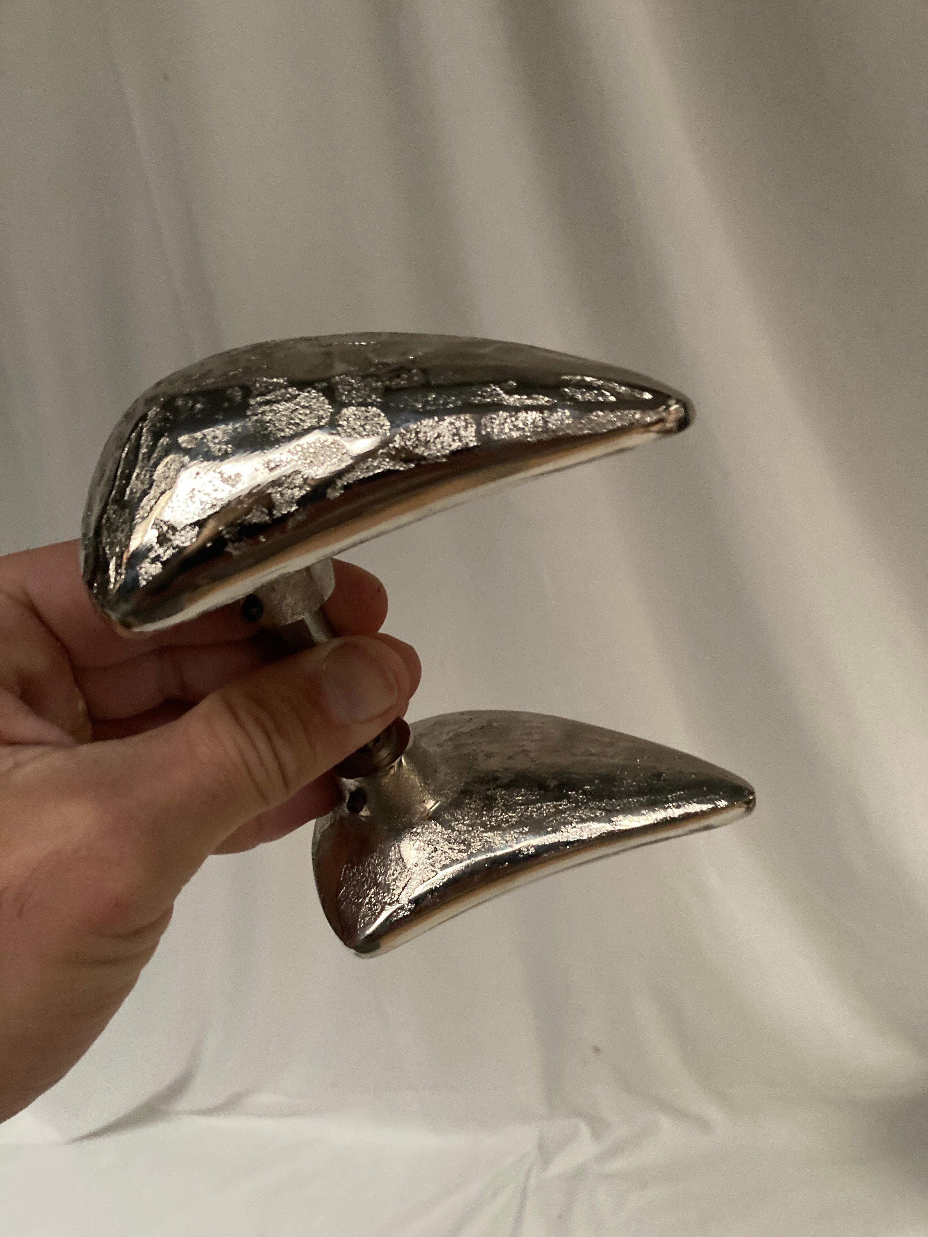 1980's Set of 8 bronze Door handles in the style of Garouste et Bonetti
