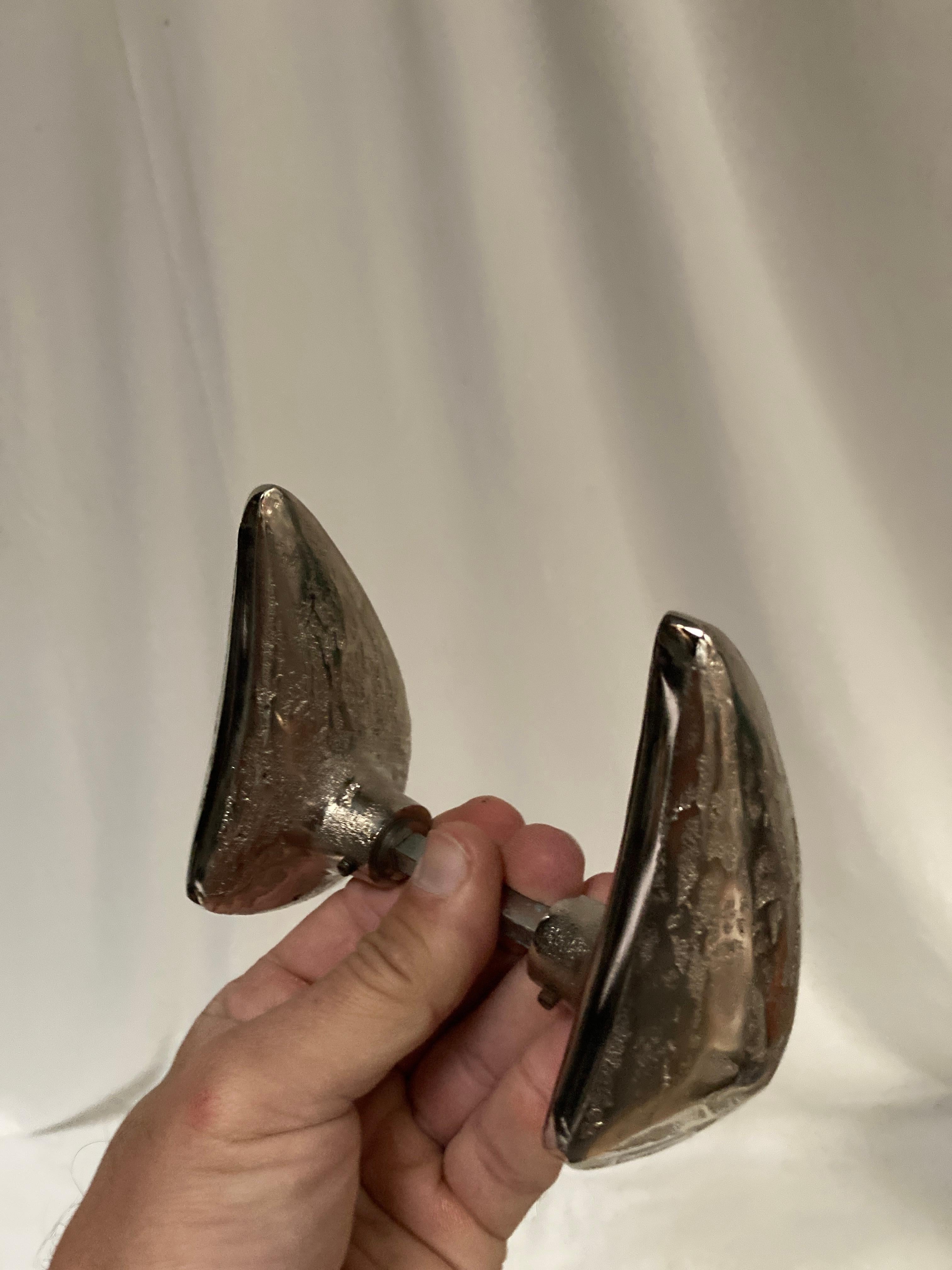 Européen Set of 8 bronze sculptural door handles in the style of Garouste et Bonetti en vente