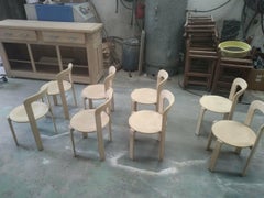 Set of 8 Bruno Rey Chairs for Dietiker Mobilier International, 1970