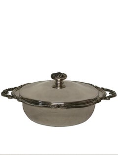 Ensemble de 8 pièces de service en métal argenté Bruno Wiskemann de style Louis XV du 20ème siècle