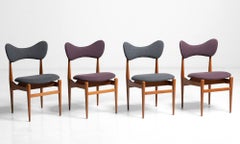 Set of '8' Butterfly Dining Chairs by Inge & Luciano Rubino, Italy circa 1963