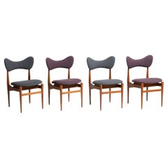 Set of '8' Butterfly Dining Chairs by Inge & Luciano Rubino, Italy circa 1963