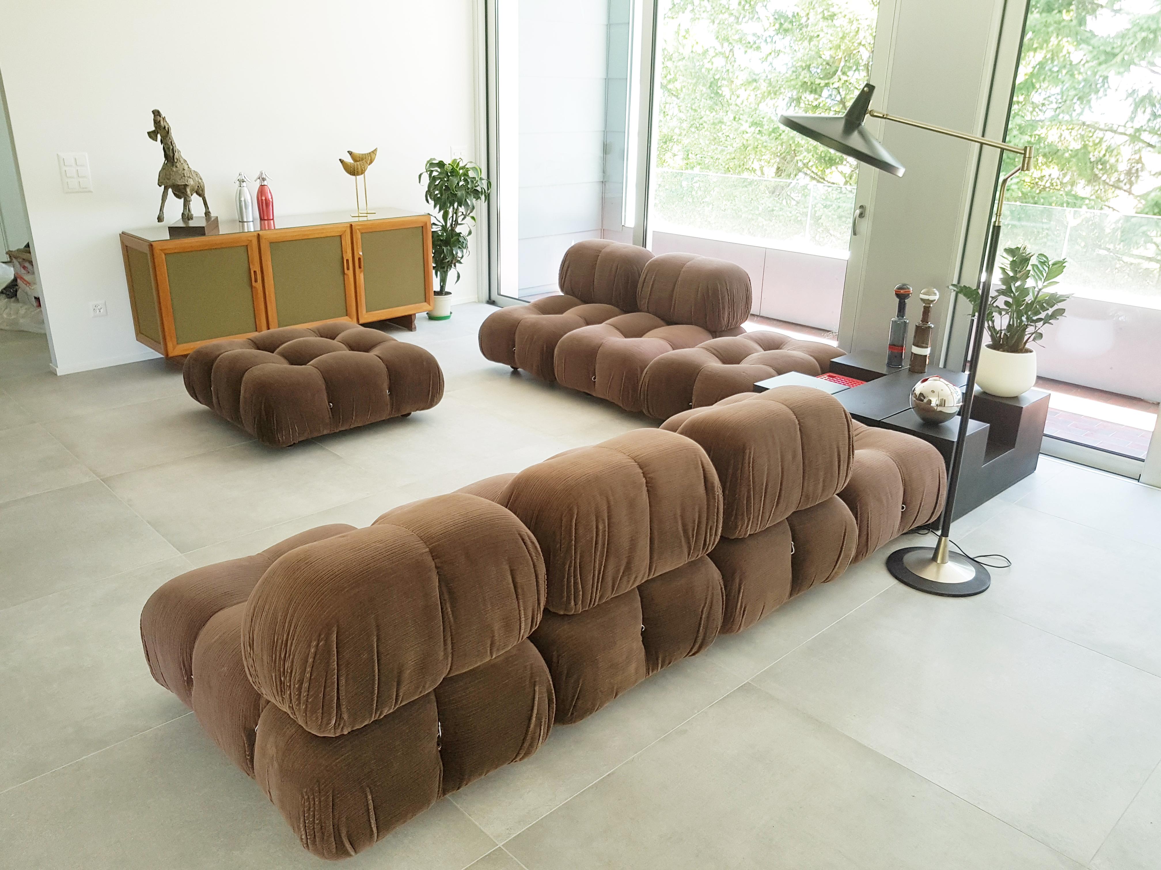 Conjunto de 8 asientos Camaleonda Diseñados por Mario Bellini para C&B Italia, 1970 finales del siglo XX en venta