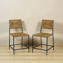 Set of 8 'Campagne' Dining Chairs by Design Frères