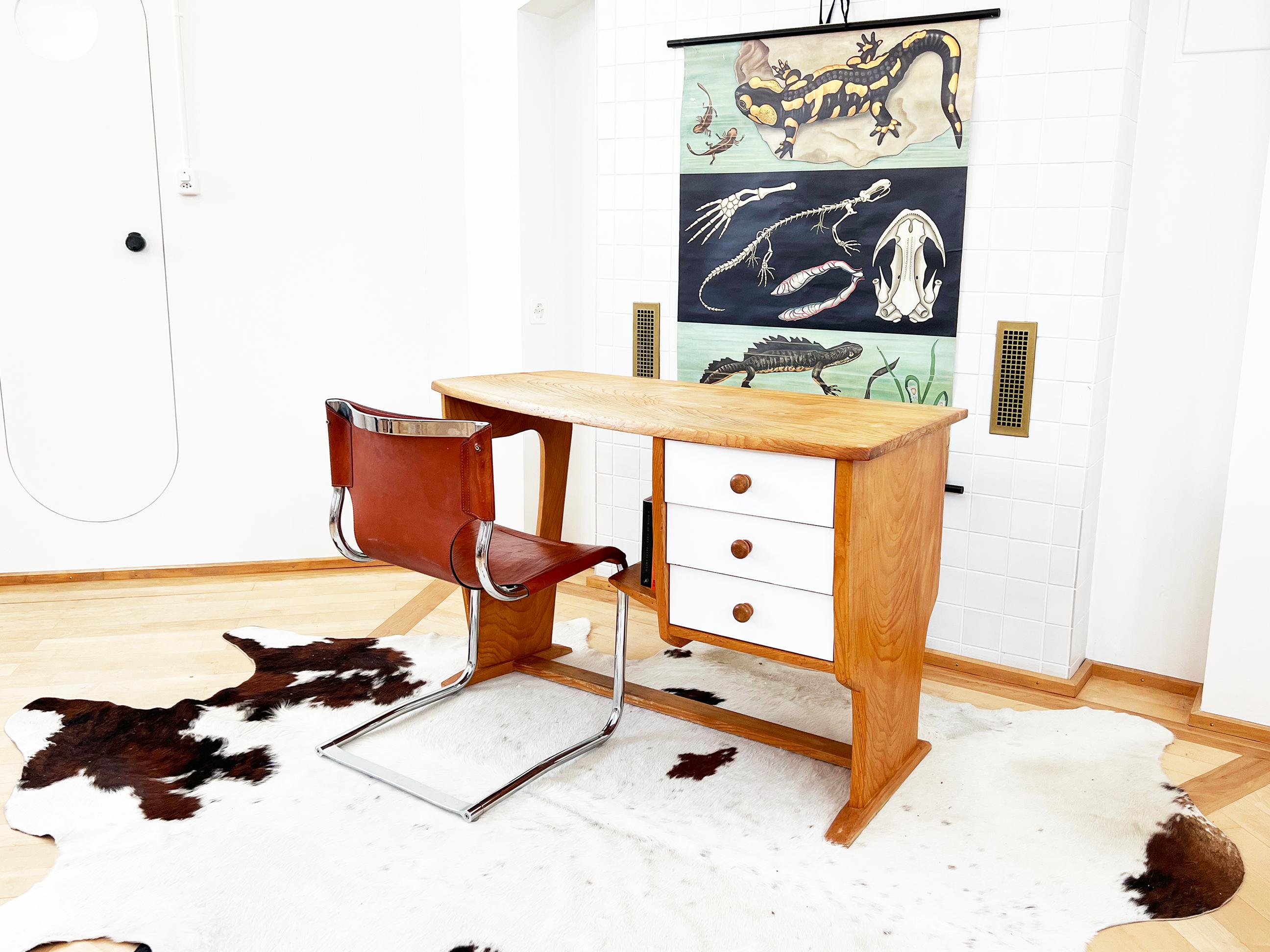 SET of 8 Carlo Bartoli T 70 920 Cantilever Chairs Black + Brown Leather - 8 pcs en vente 13