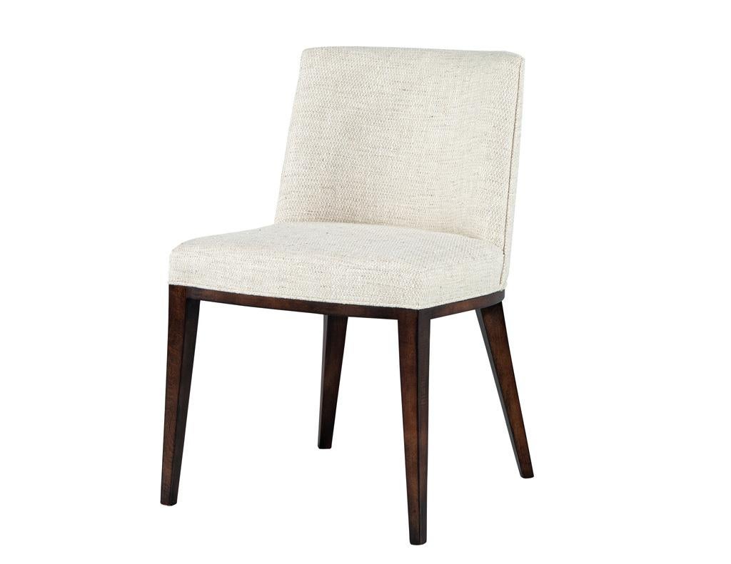Moderne Ensemble de 8 chaises de salle à manger Carrocel Custom Dawson en vente