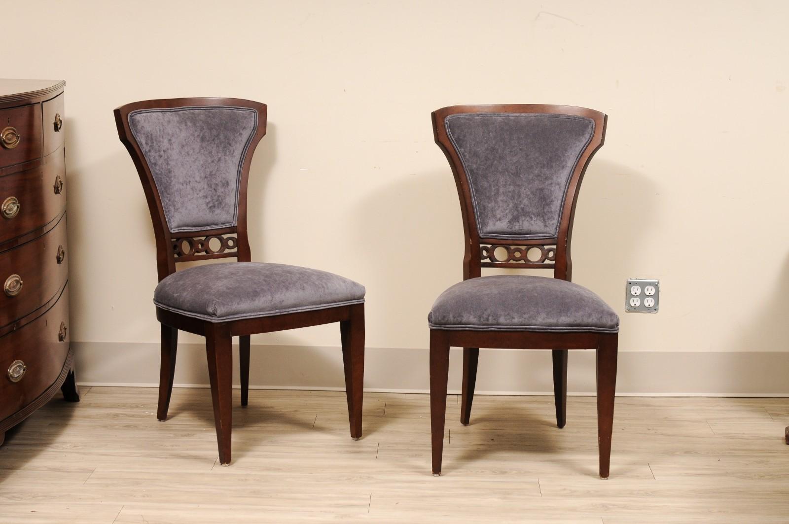 Century Brand Dining Side Chairs are beautifully upholstered in cotton velvet and offer exceptional comfort.

Chairs retail for $2378 Each