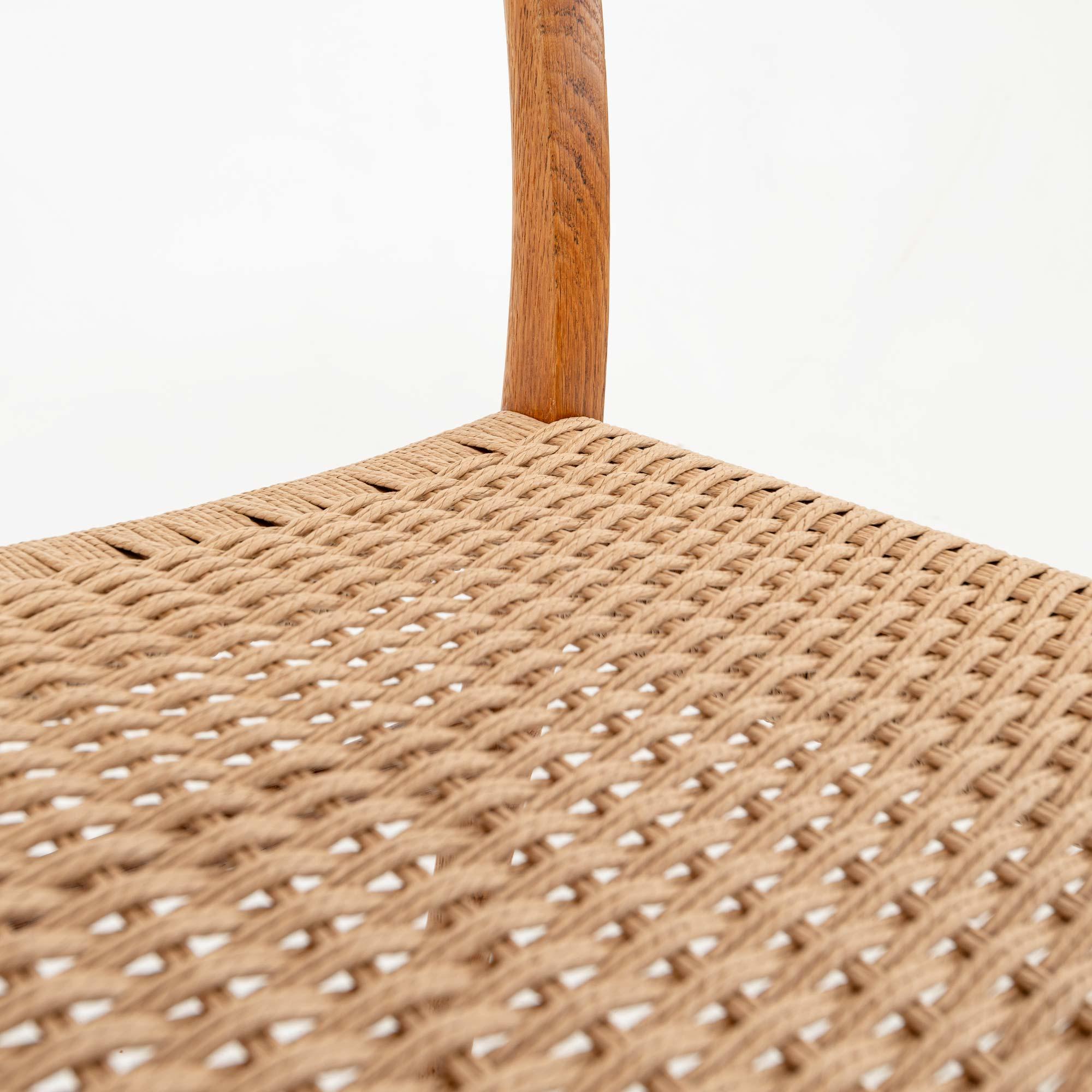 Set di 8 sedie CH23 di Hans Wegner per Carl Hansen & Son in Oak e Teak in vendita 3